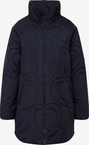 Ulla Popken Winter Jacket in Blue: front