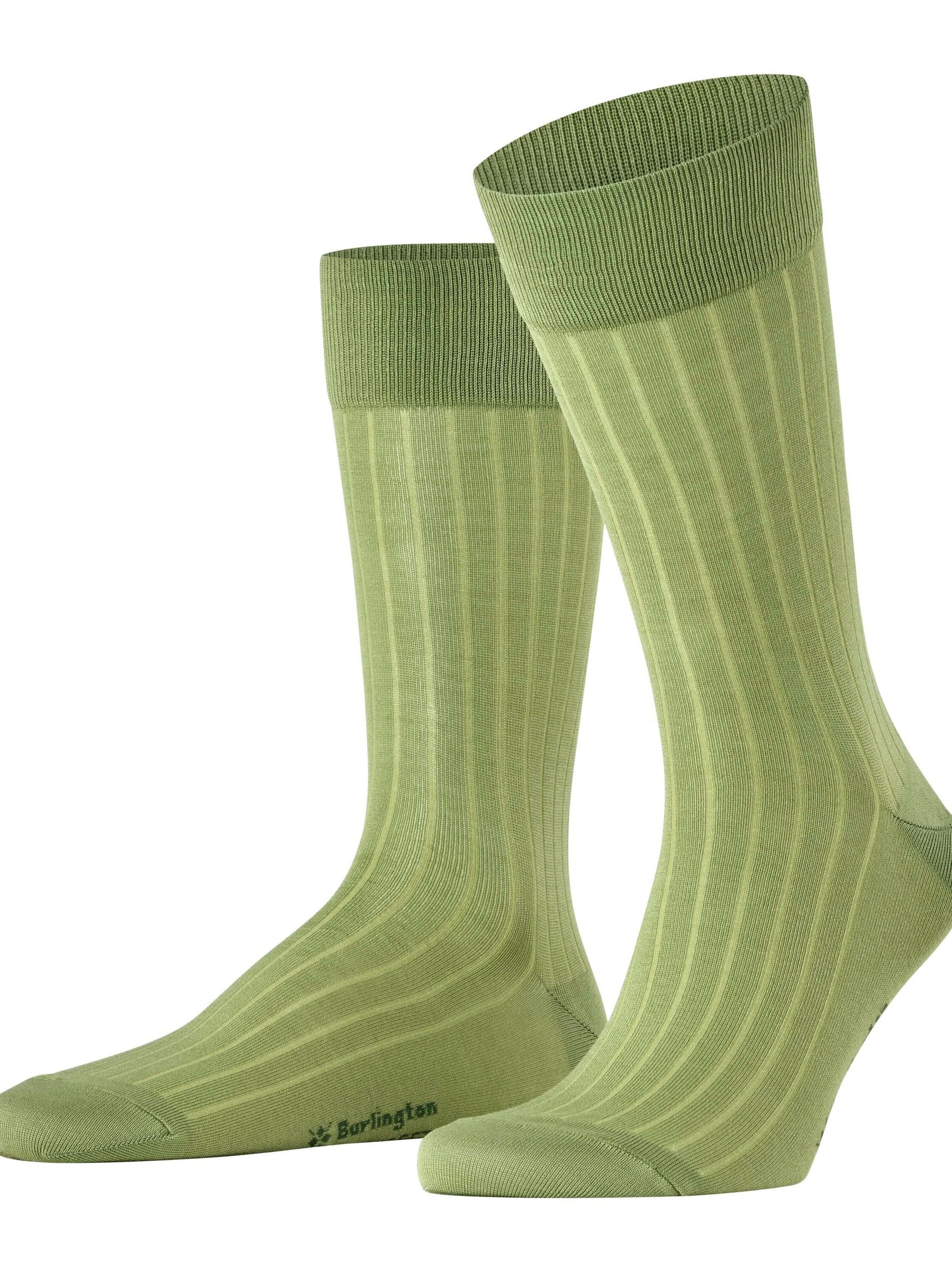 BURLINGTON Socks 'Duke Street' in Green: front