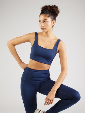 Girlfriend Collective Bustier Sport bh 'TOMMY' in Blauw