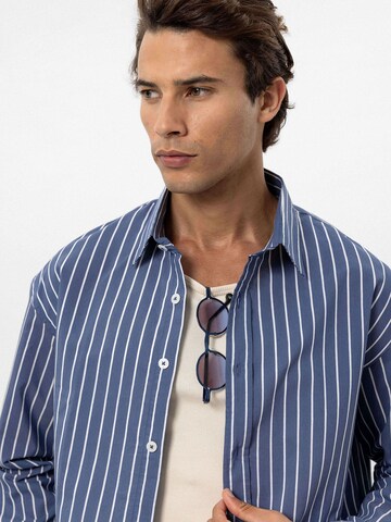 Antioch Regular fit Button Up Shirt 'Fiorenze' in Blue