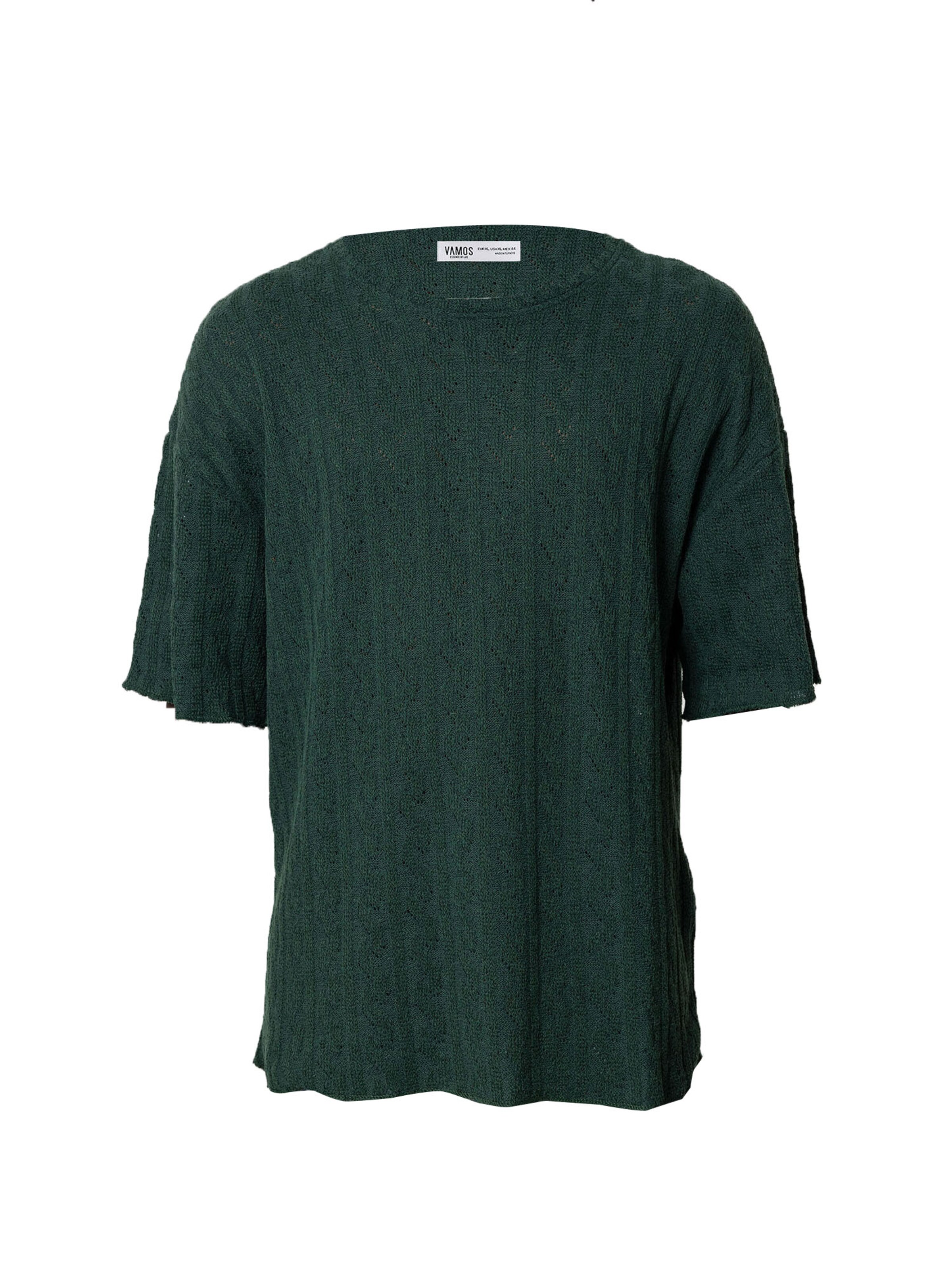 VAMOS CLO Pulóver - zöld: elől