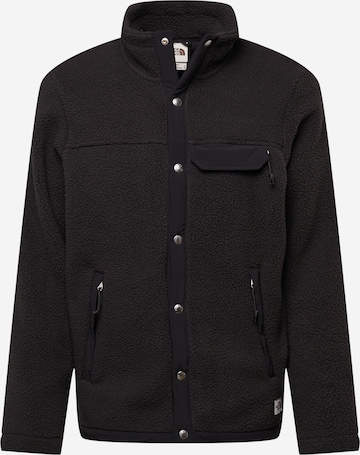 THE NORTH FACE Fleece jacket in Black: front