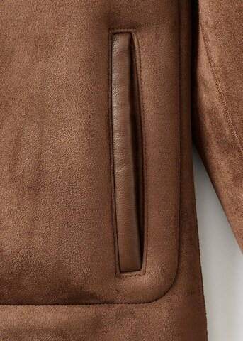 MANGO MAN Between-Season Jacket 'Viggo' in Brown