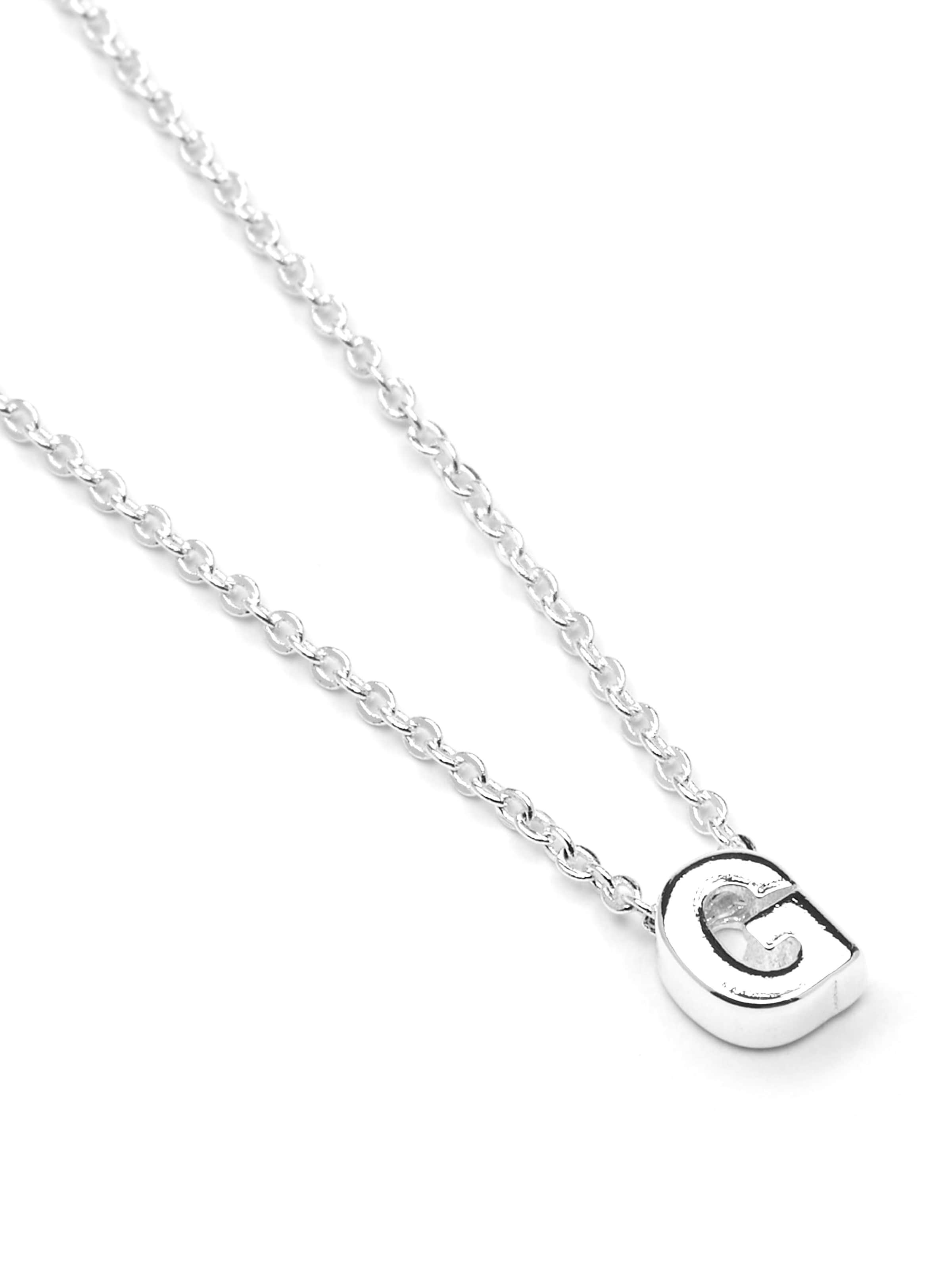 Luxenter - Cadena 'Alphabet G' en plata