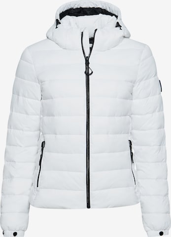 Superdry Between-Season Jacket 'Fuji' in White: front