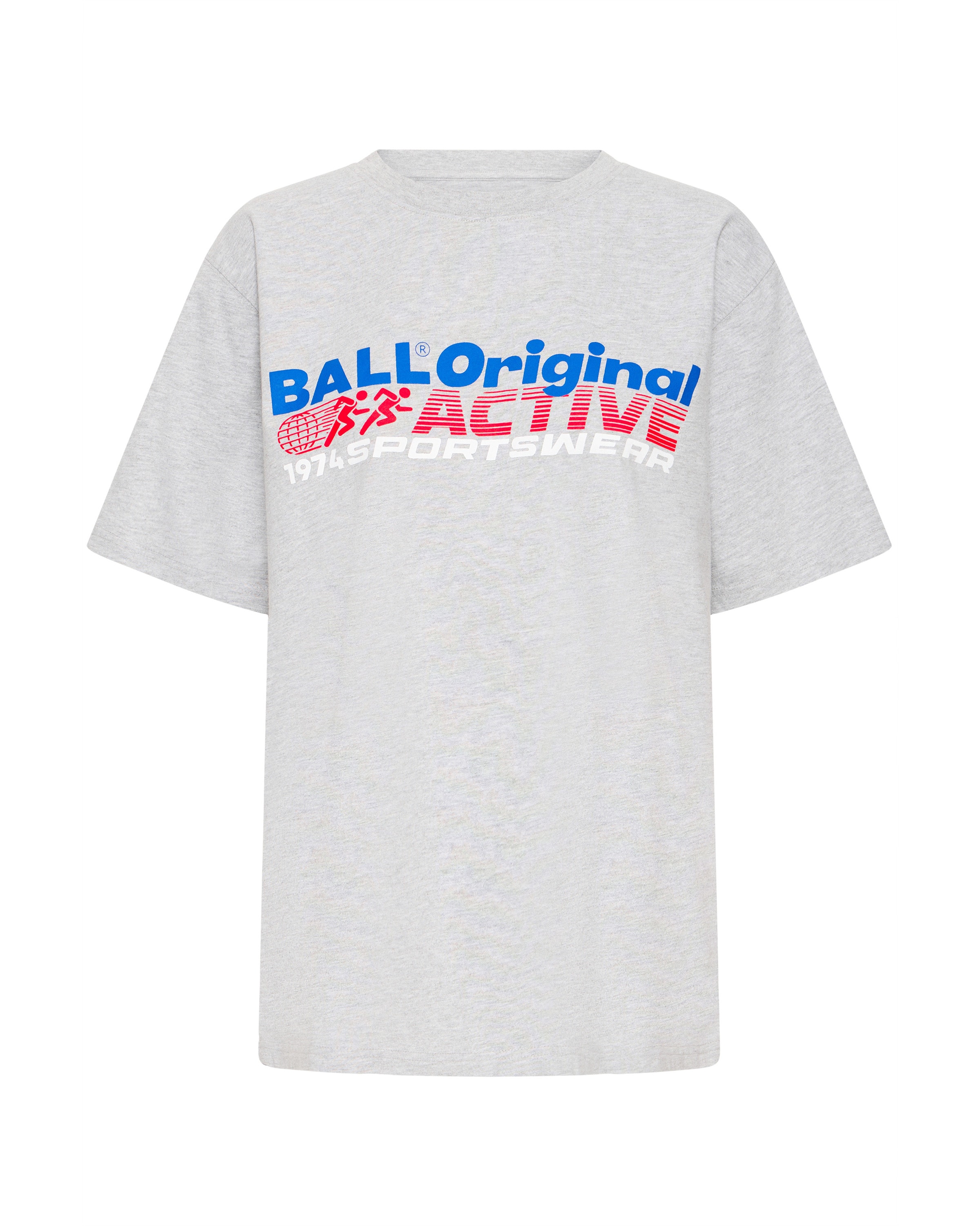 T-shirt 'BAENERGIA' Ball en gris : devant