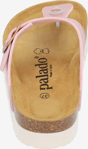 Palado T-Bar Sandals 'Kos' in Pink