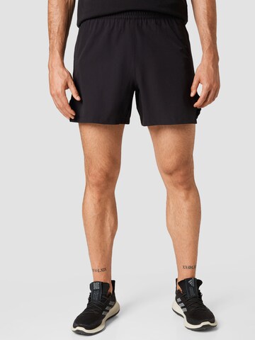 ADIDAS SPORTSWEAR Regular Workout Pants in Black: front