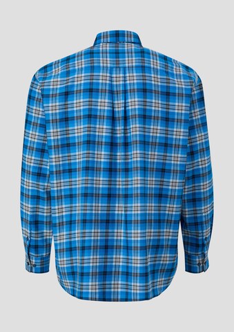 s.Oliver Men Big Sizes Comfort fit Button Up Shirt in Blue