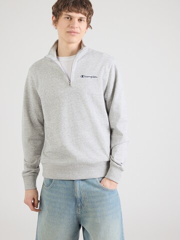 Bluză de molton de la Champion Authentic Athletic Apparel pe gri: față