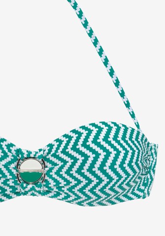 JETTE - Bandeau Bikini en verde