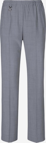 Goldner Trousers with creases in Silver: front