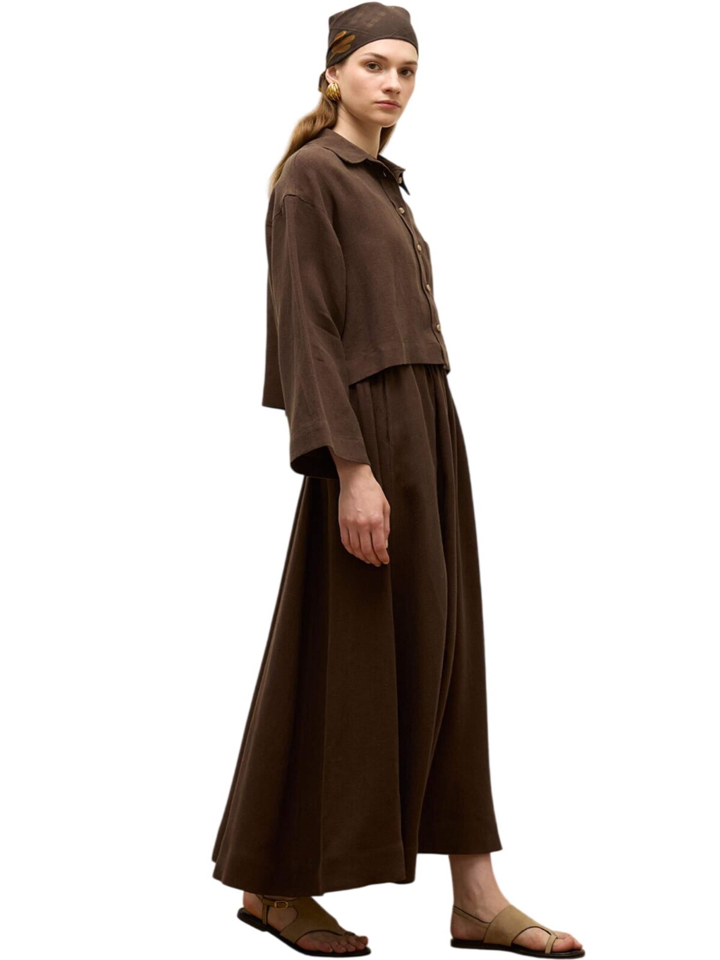 MANUKA Blouse in Brown