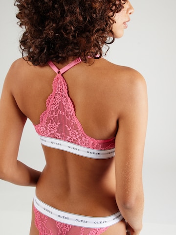 GUESS - Triangular Soutien 'Belle' em rosa