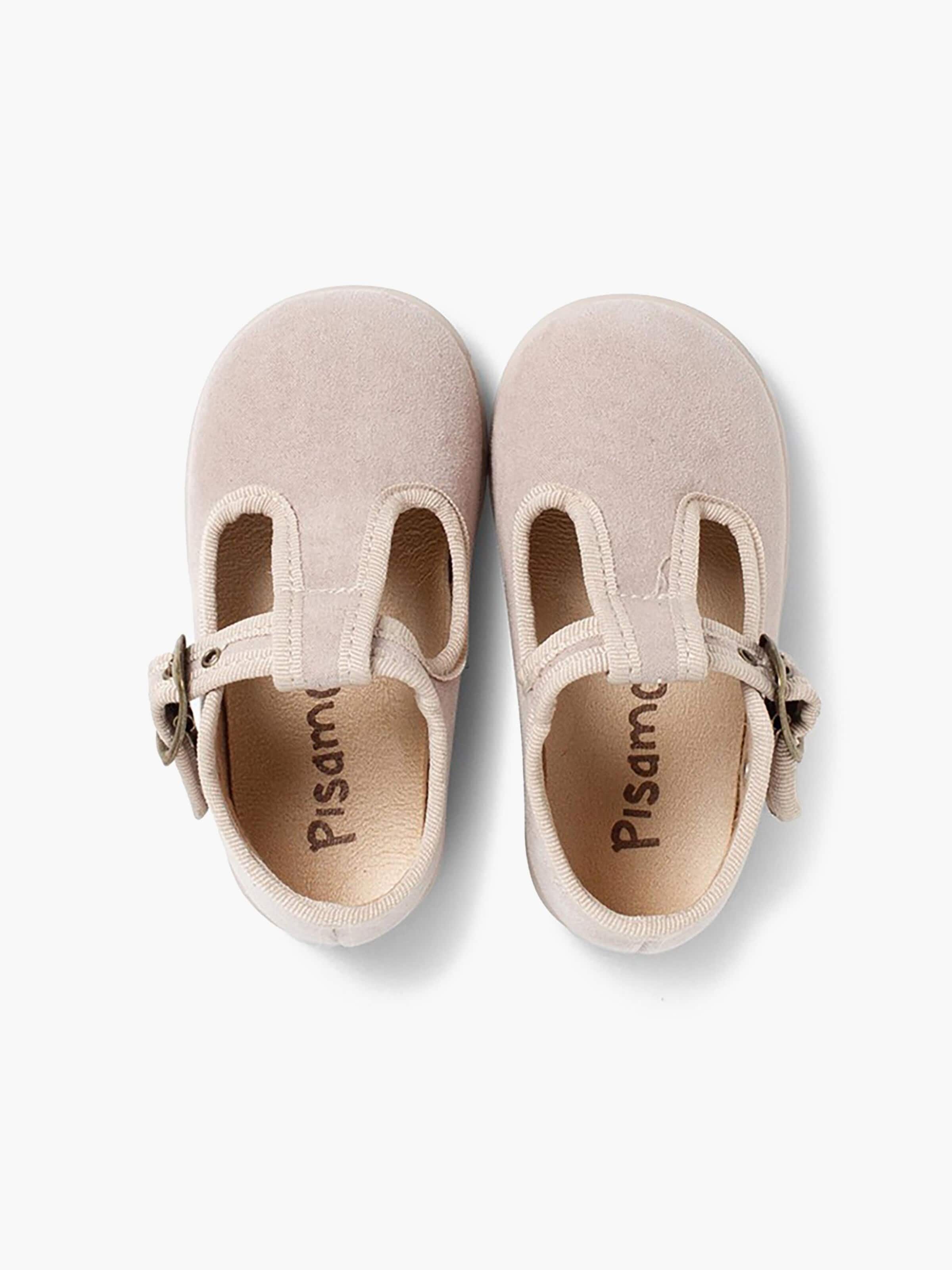 Pisamonas Buty dziecięce w kolorze beżowy