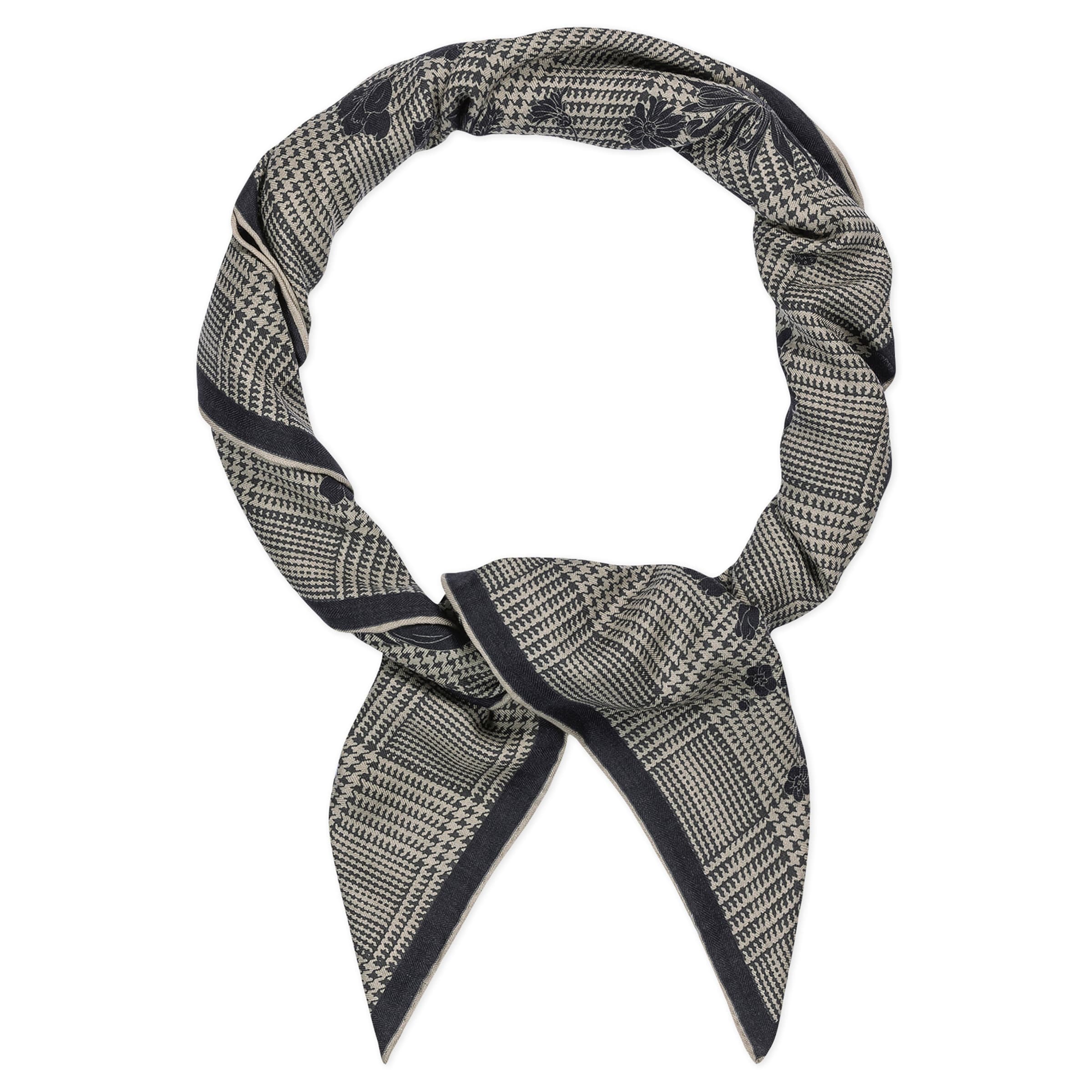 Roeckl Doek 'BLOOMING FRAME' in Zwart