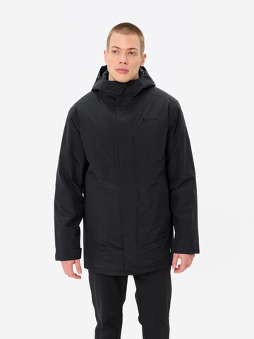 VAUDE Tussenparka 'Rosemoor' in Zwart: voorkant