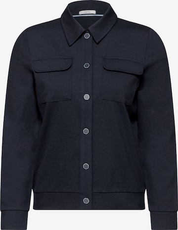 CECIL Zip-Up Hoodie in Blue: front