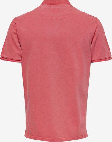 T-Shirt 'Travis' Only & Sons en rouge