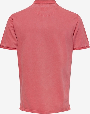 T-Shirt 'Travis' Only & Sons en rouge