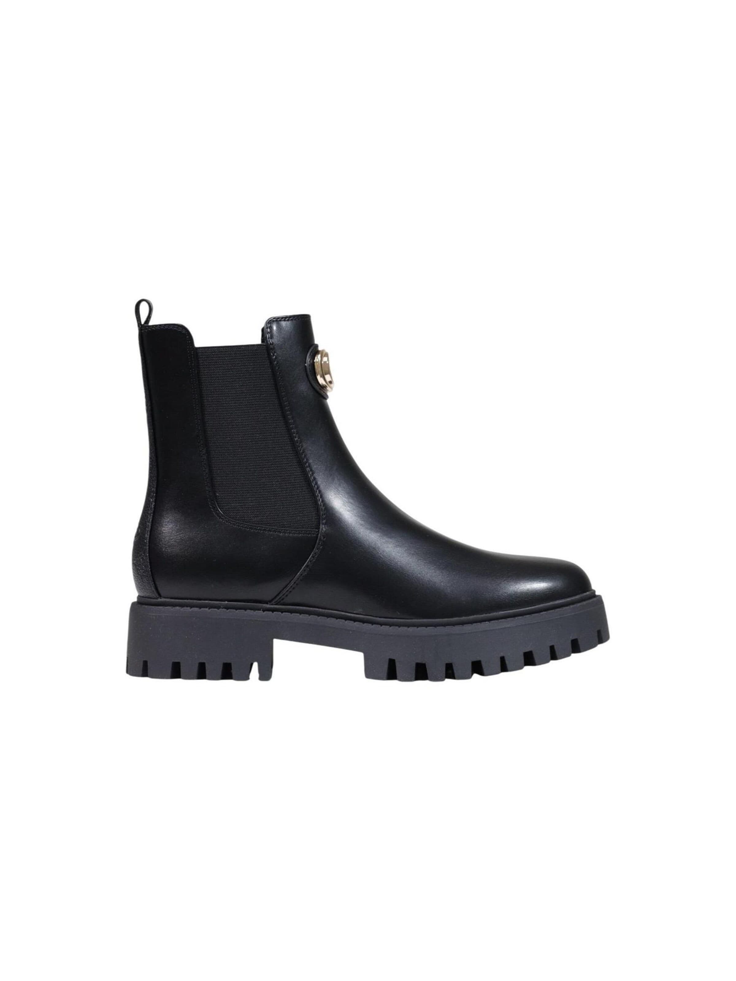 Boots chelsea 'FIDA FLTFID ELE10' di GUESS in nero: frontale