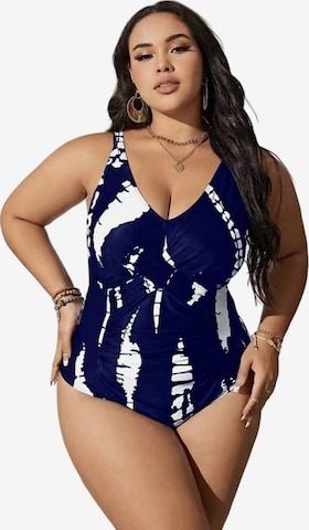 Yesfashion Bikini in Blau: Vorderseite