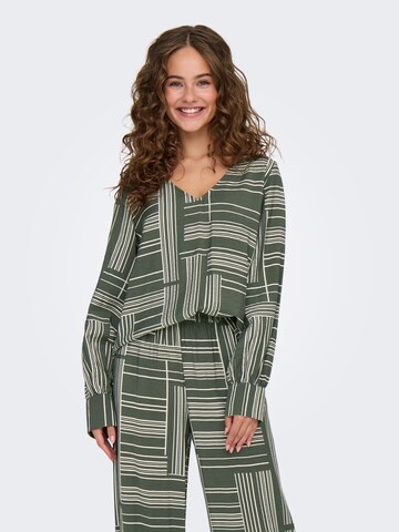 JDY Blouse 'JDYTROYA' in Grey: front