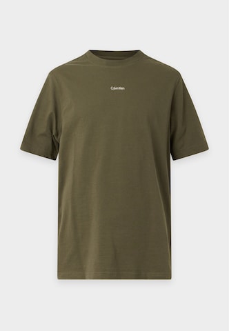 Tricou 'EASY' de la Calvin Klein Jeans pe verde: față
