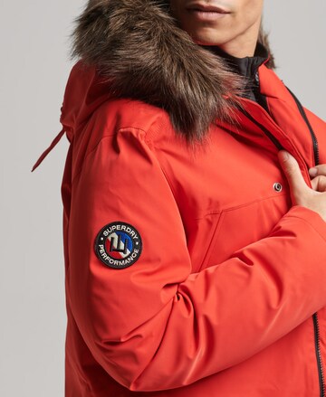 Superdry Parka in Rot