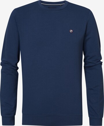 Petrol Industries Sweatshirt in Blue: front