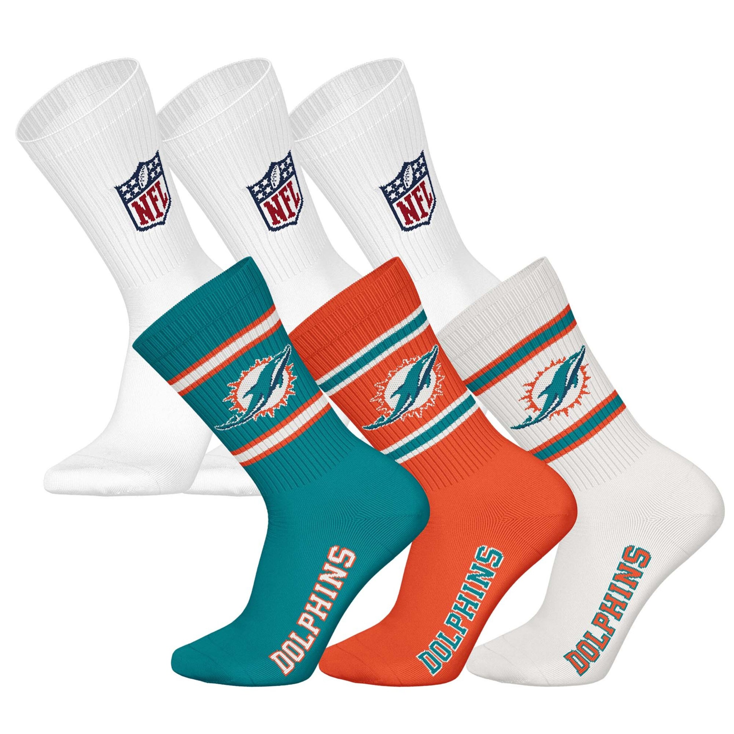 NFL Socken in Grün: Vorderseite