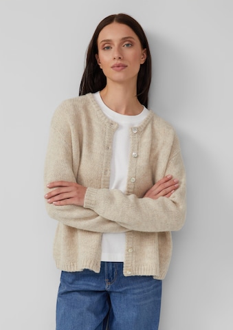 Cardigan s.Oliver en beige : devant