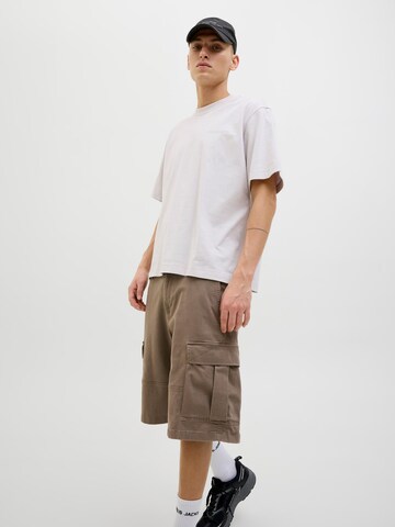 JACK & JONES Loosefit Cargobroek 'JPSTCole JJJonnie' in Bruin