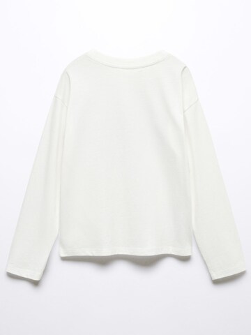 MANGO KIDS Shirt 'NICE' in Weiß