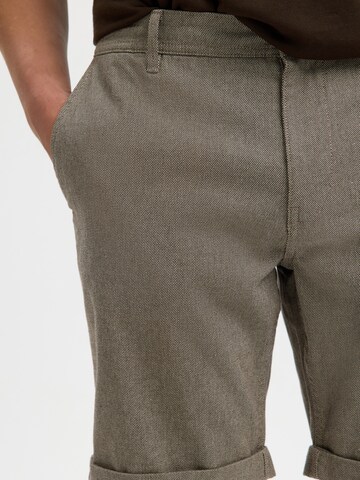 SELECTED Slim fit Chino trousers 'SLHLUTON' in Green