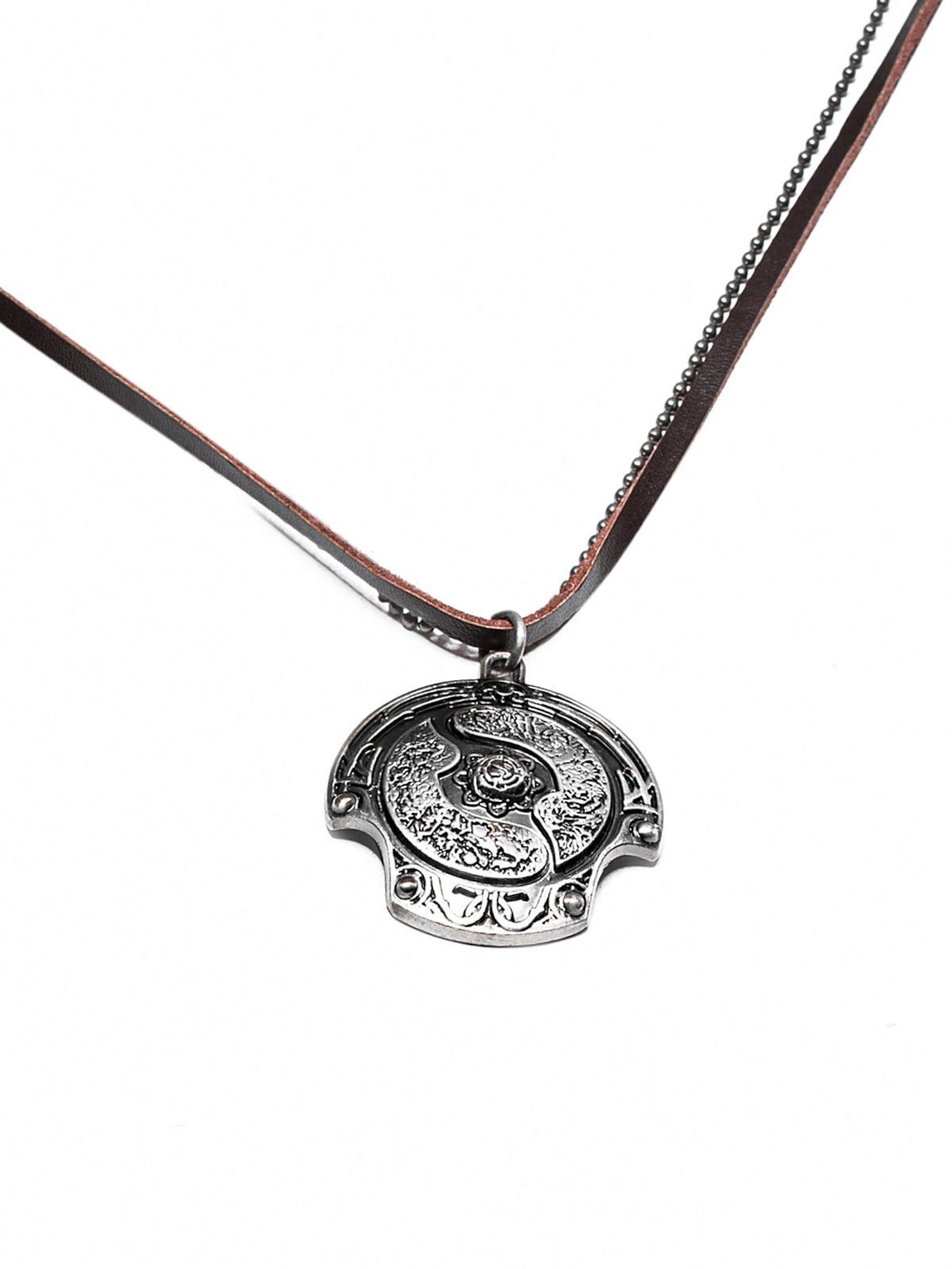Ombre Ketting in Zwart: voorkant