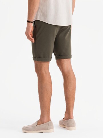 Coupe slim Pantalon Ombre en vert