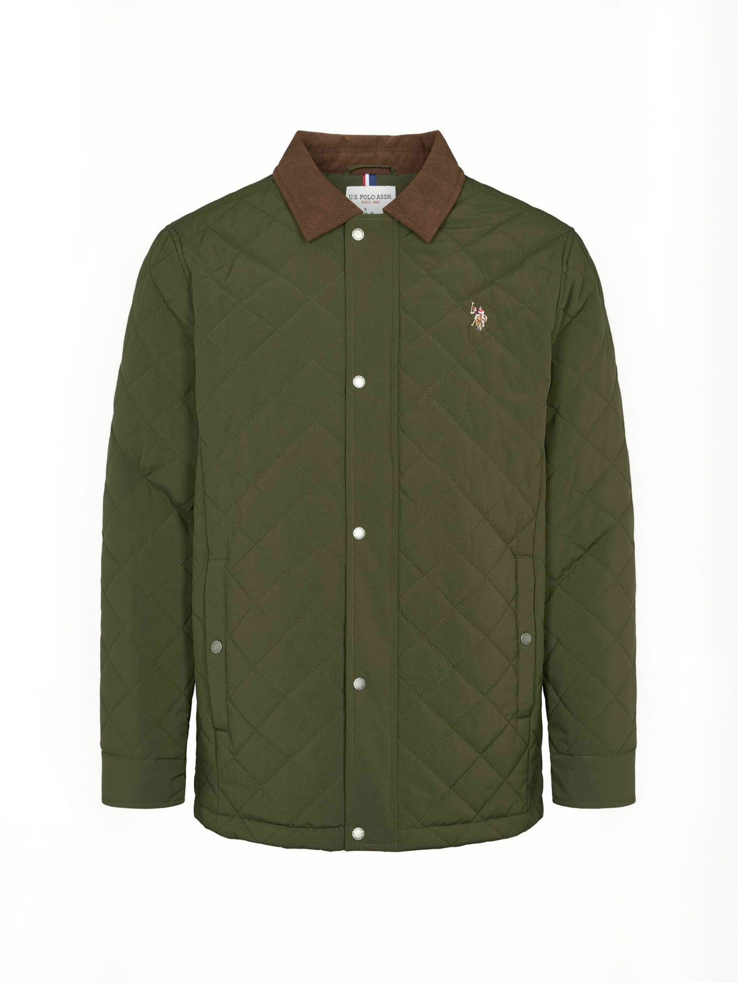 U.S. POLO ASSN. Jackets ' UMDitlev ' in Grün: Vorderseite