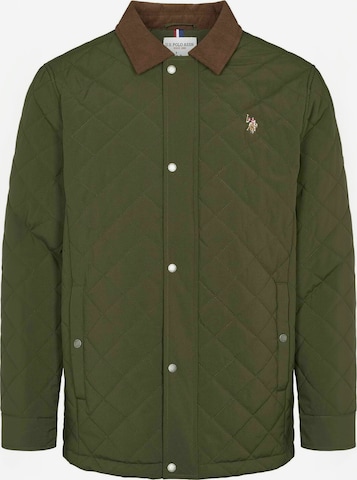 U.S. POLO ASSN. Jackets ' UMDitlev ' in Grün: Vorderseite