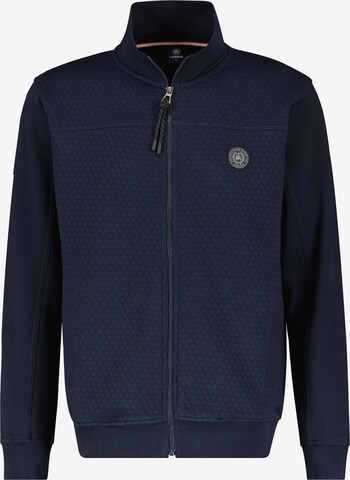 LERROS Zip-Up Hoodie in Blue: front