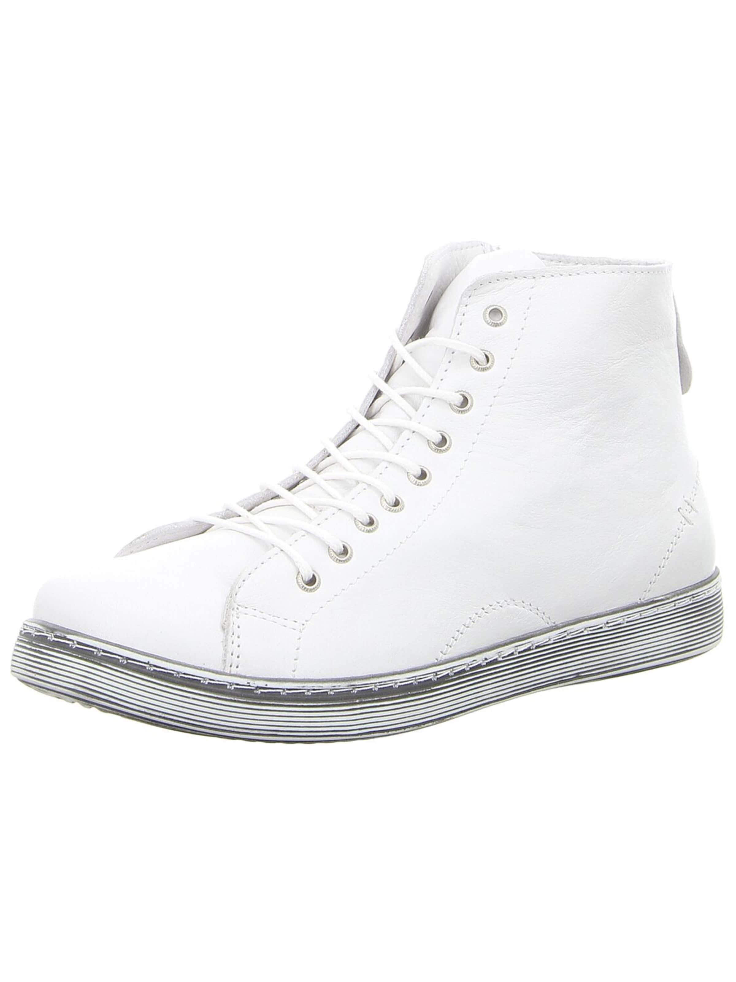 ANDREA CONTI - Zapatillas deportivas altas 'Sneaker High Damen 0341500-001 Echtleder in weiß' en blanco: frente