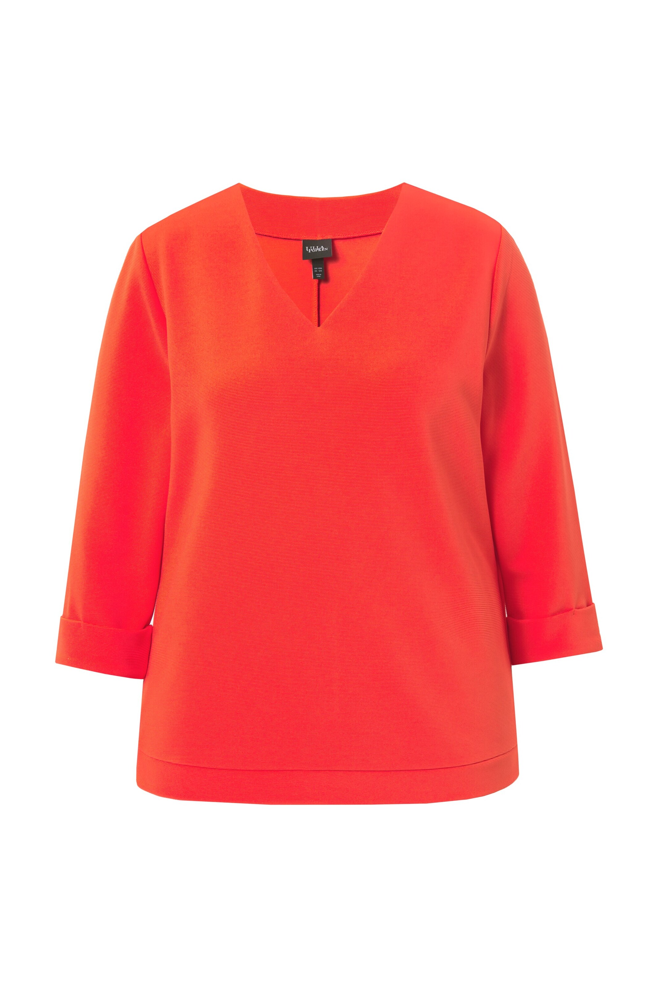 Ulla Popken Shirt in Rood: voorkant