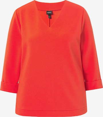 T-shirt Ulla Popken en rouge : devant