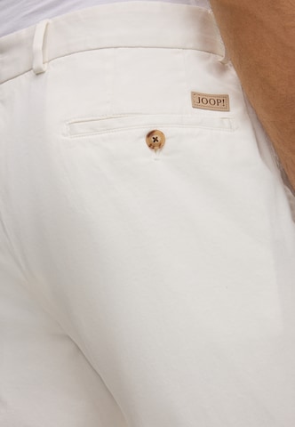 Coupe slim Pantalon chino 'Hank' JOOP! en blanc
