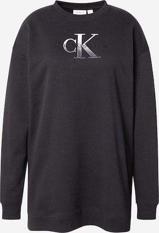Robe Calvin Klein Jeans Curve en noir : devant