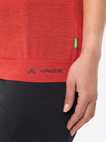 VAUDE Functioneel shirt 'Skomer' in Rood