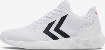 Chaussure de sport Hummel en blanc : devant