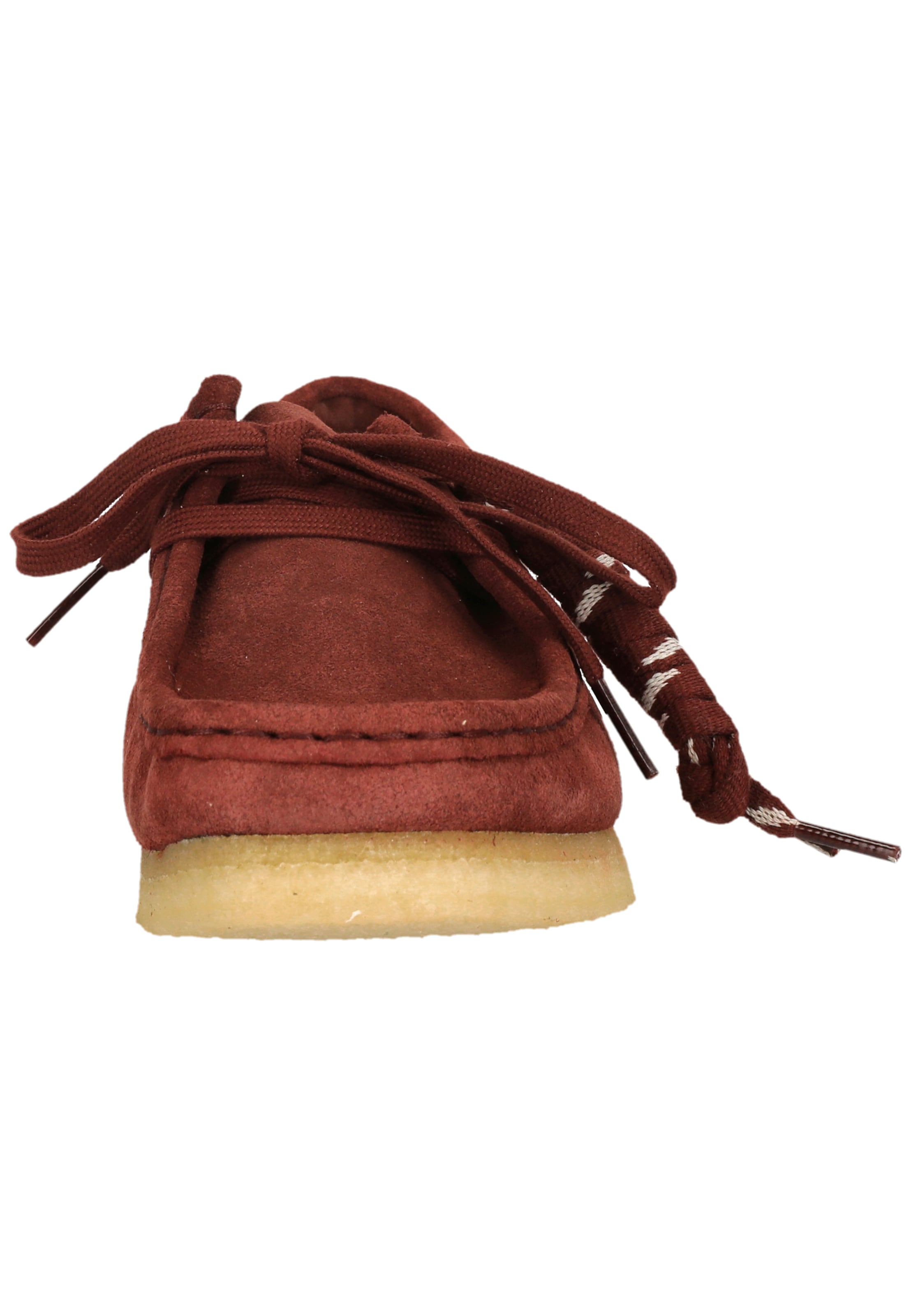 CLARKS Veterschoen 'Wallabee' in Rood