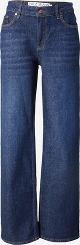 Wide leg Jeans 'VEGA' de la PULZ Jeans pe albastru: față