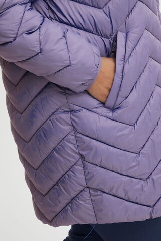 Cappotto invernale di Fransa Curve in lilla